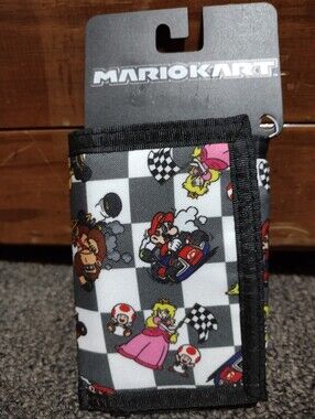 Super Mario Cart Men's Tri-Fold Wallet